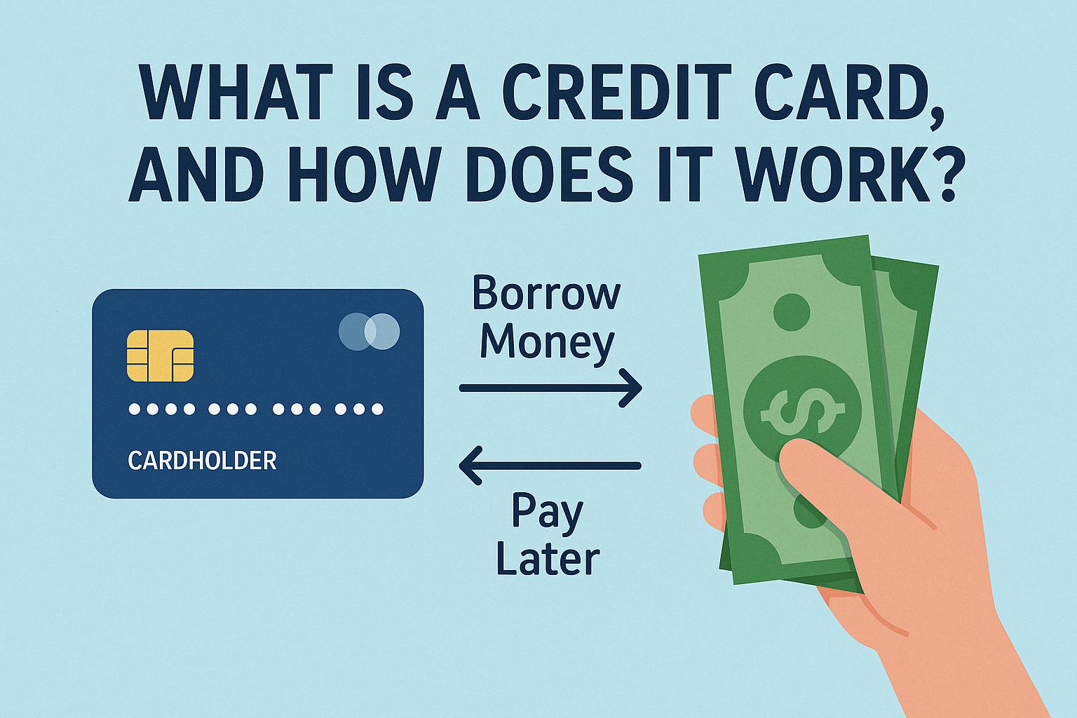 What is a credit card, and how does it work