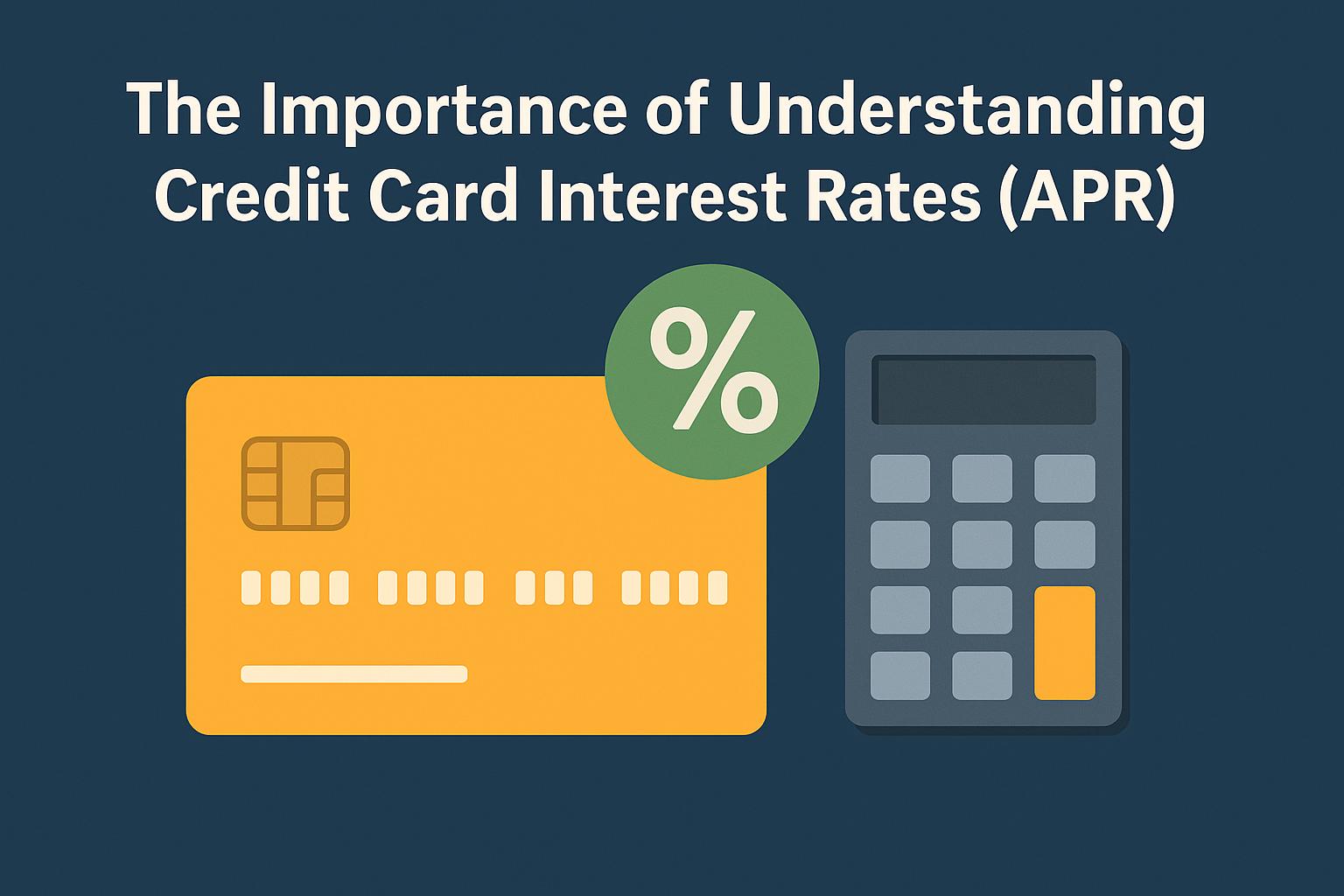 The importance of understanding credit card interest rates (APR)
