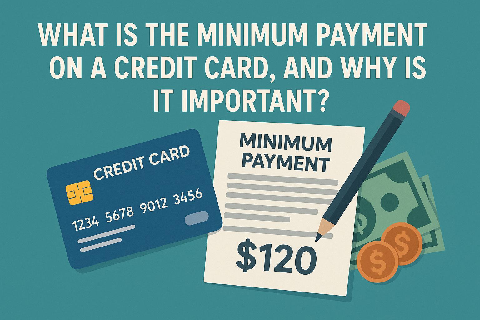 What is the minimum payment on a credit card, and why is it important