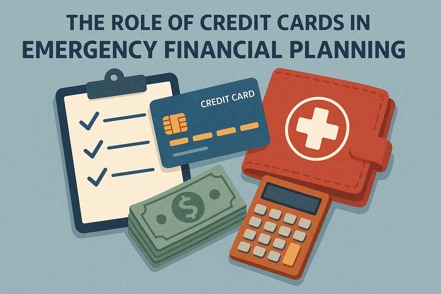 The role of credit cards in emergency financial planning