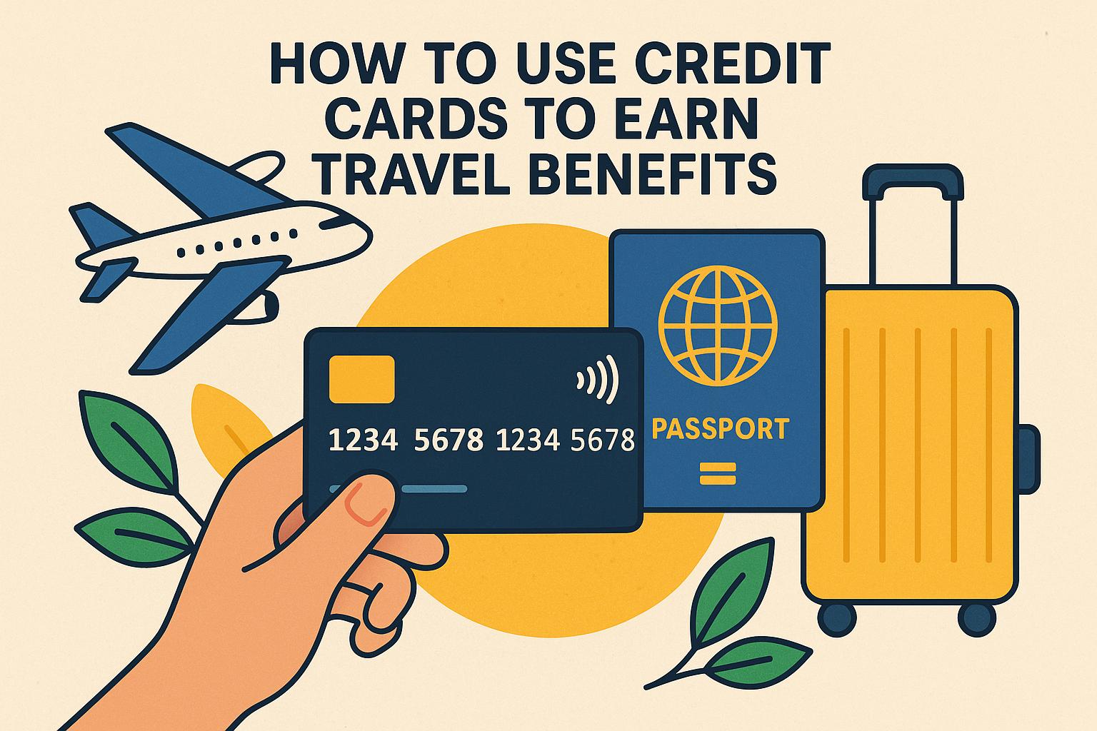 How to use credit cards to earn travel benefits