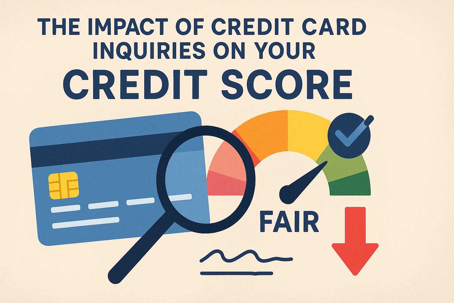The impact of credit card inquiries on your credit score