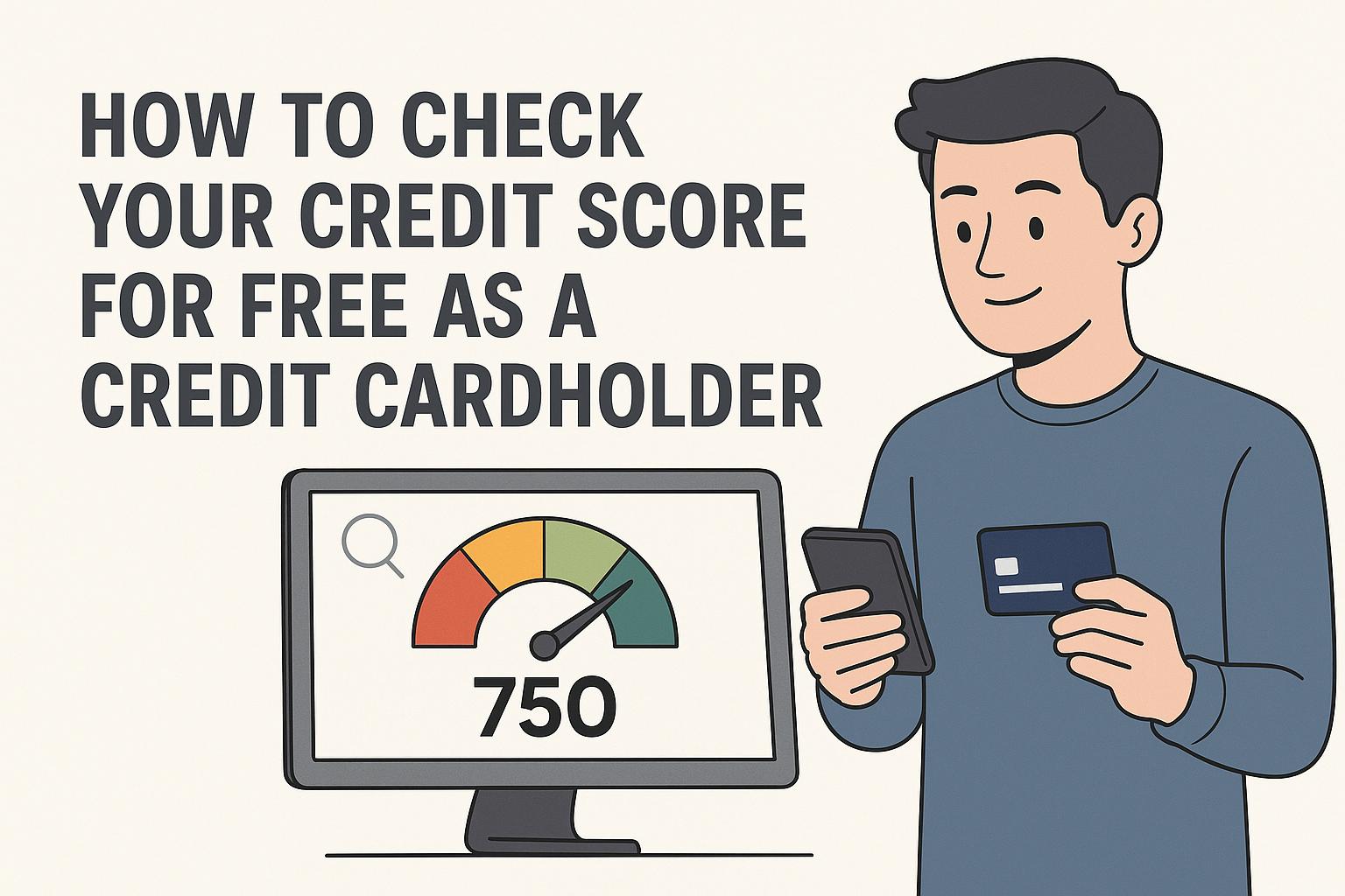 How to check your credit score for free as a credit cardholder