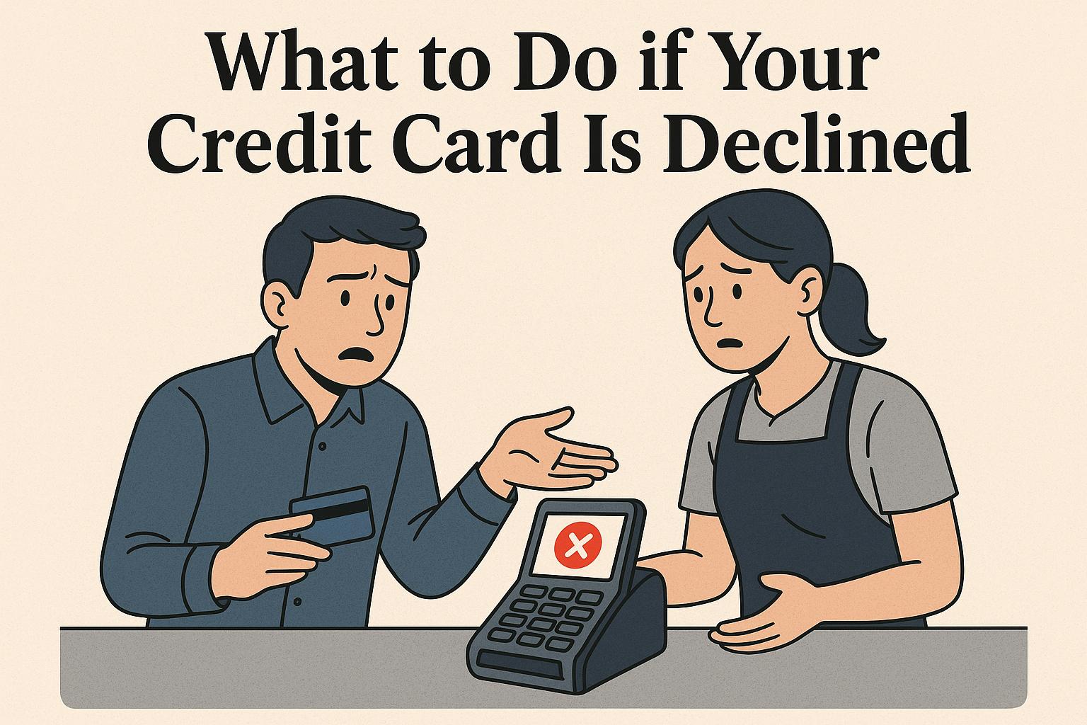 What to do if your credit card is declined